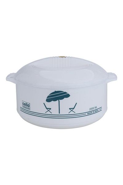 ALSAIF Steel Food Container 2 Liters White