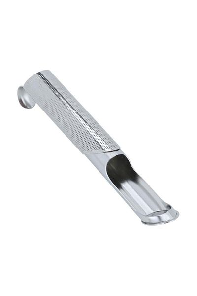 ALSAIF Steel Tea Strainer Cylindrical Silver