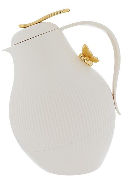 ALSAIF Dora Plastic Thermos From 1 Liter Gold Silver Butterfly