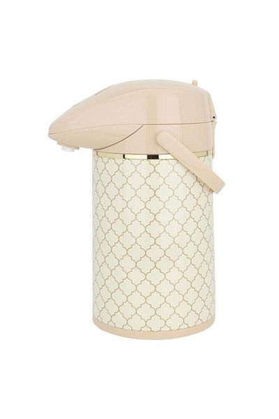 ALSAIF Jaguar Plastic Thermos 2.2 Litres Squeeze Beige