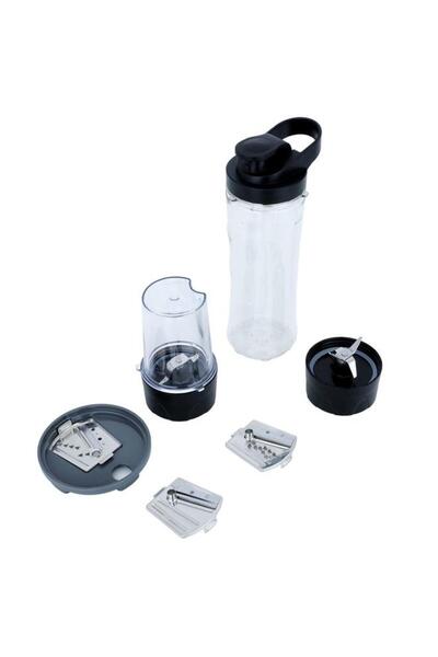 ALSAIF Food Processor + Blender 0.6L 300W 2 Speeds Dark Gray