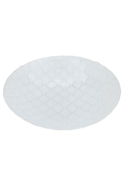 ALSAIF Glass Serving Plate 30X30X6 Cm White