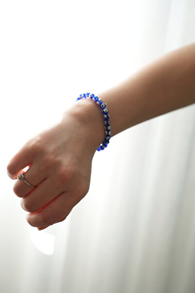 İstoria Bridal Nazarlık, Nazar Boncuklu Bileklik, Mavi Boncuk, Hediyelik Naza...