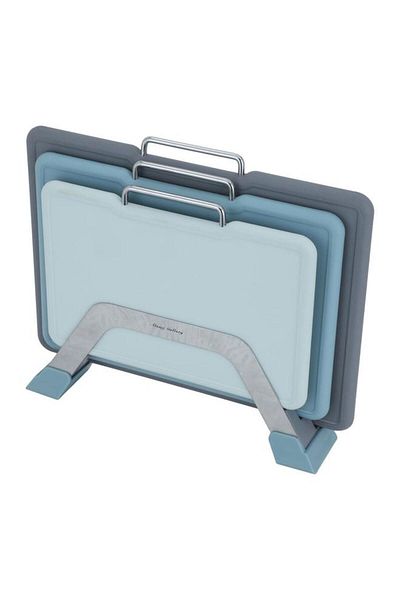 ALSAIF Plastic Cutting Board Set 4 Pieces Colored