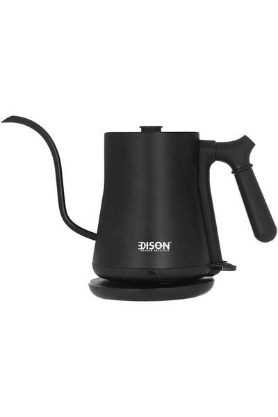 ALSAIF Drip Electric Kettle 0.8 L 1350 Watt Tr 3006 Black