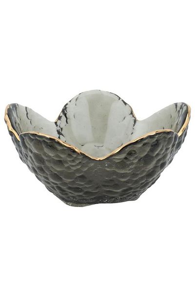 ALSAIF Glass Plate 4×9×4.5 Cm Grey