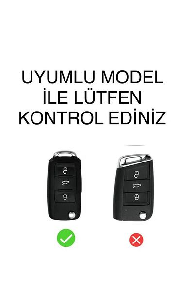 ŞENYILDIZ AKSESUAR Golf 6 Tiguan Jetta Scirocco Polo Caddy Passat Carbon Key Protection Case 2.See Picture Please