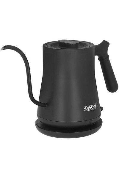 ALSAIF Drip Electric Kettle 0.8 L 1350 Watt Tr 3006 Black