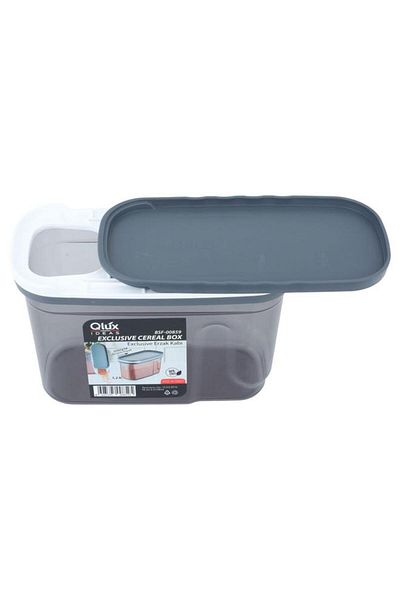 ALSAIF Plastic Storage Box 1.2 Liter Gray