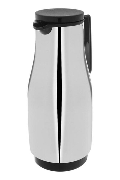 ALSAIF Thermal Glass Thermos 1.5 Liter Silver Brown