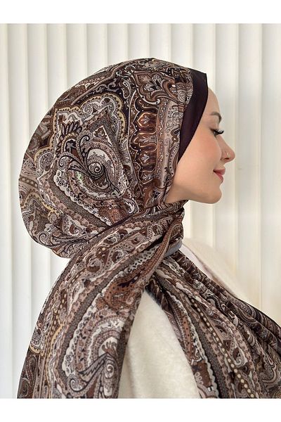 Pull Scarfs Ethnic Vual Angelo Pattern - Brown
