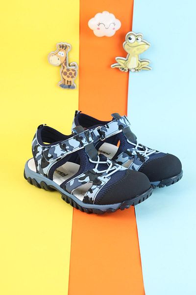 Moda Lime Sandale unisex pentru copii Sandale cu fața închisă Sandale colorate Sandale ortopedice Sandale sezon nou