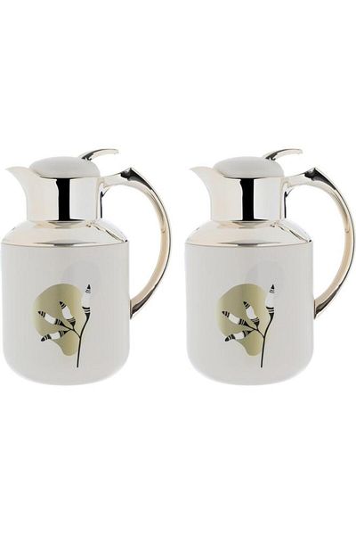 ALSAIF Florya Pro Thermos Set 2 Pieces White Beige