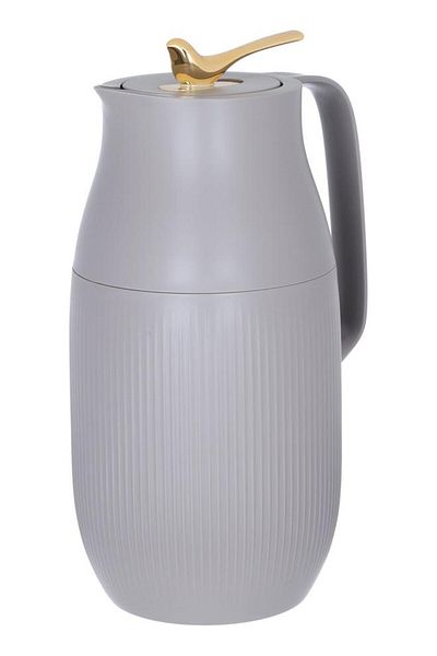 ALSAIF Royal 6 Glass Thermos 1.6 Liters Plastic Body Brown