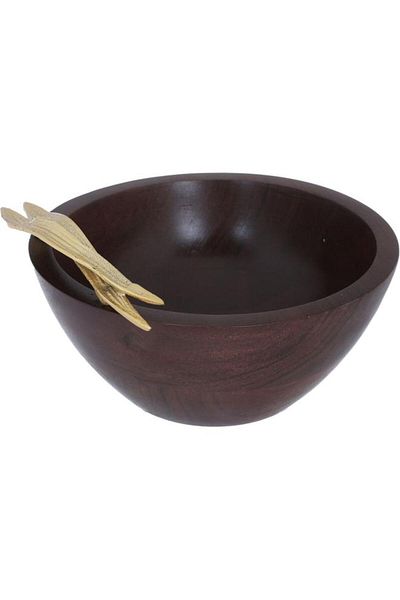 ALSAIF وعاء خشبي 16×7 سم بني