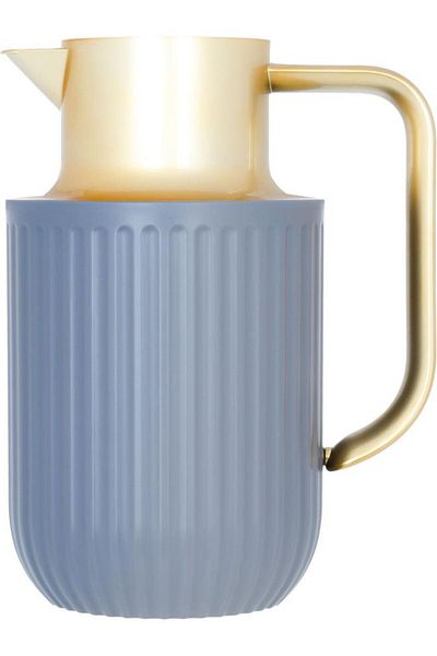 ALSAIF Plastic Thermos 1 Liter Dark Grey
