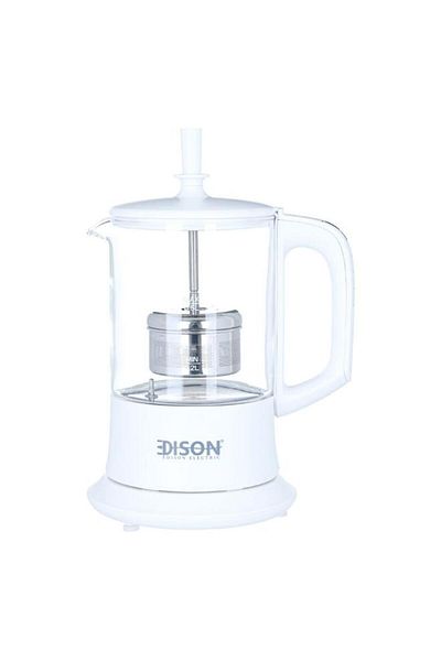 ALSAIF Kettle And Tea Maker Glass 0.5L 1100W White
