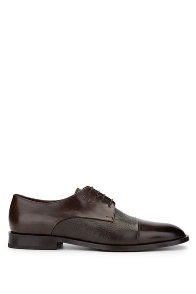 Tamer Tanca Men's Genuine Leather Brown Classic Shoes