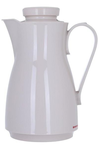 ALSAIF Rotpunkt Glass Thermos 1 Liter Plastic Body Dark Beige