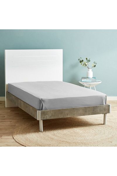 Home Box ملاءة سرير مزدوجة من القطن الصلب من Ballina مقاس 170×260 سم