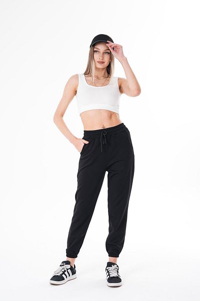 ŞİMAL Elastic Waist Detailed Single Women's Tracksuit 250207