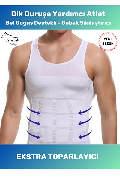 Fernanda Special Production Waist Chest Belly Abdomen Gynecomastia Abdominal Male Extra Firming Corset Athlete