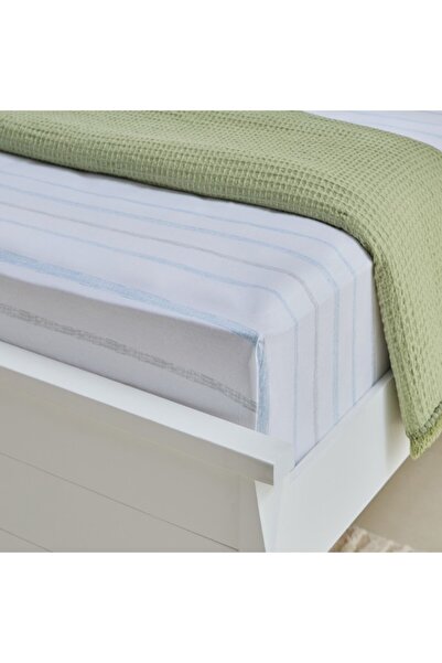 Home Box Aurora Jason Printed Cotton Queen Fitted Sheet 150x200+33 cm