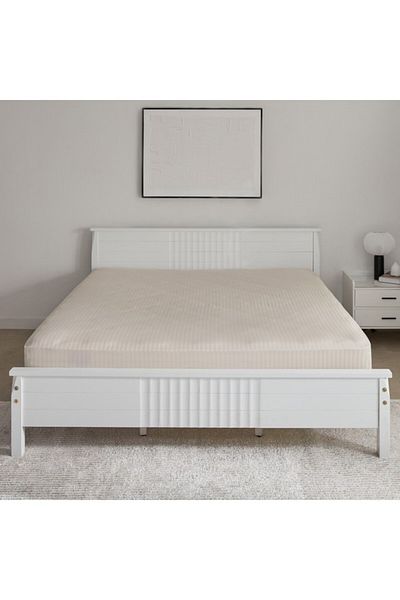 Home Box Hamilton Satin Striped Super King Fitted Sheet 200x200+36 cm