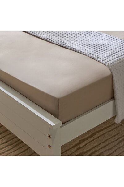 Home Box Opulent Luxe 400TC Cotton Solid Super King Fitted Sheet 200x200+40 cm