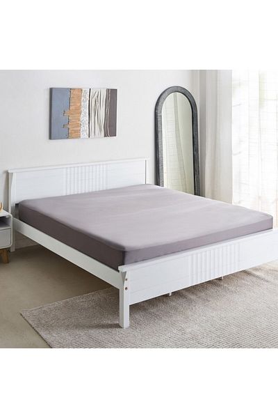 Home Box Opulent Luxe Cotton Solid King Fitted Sheet 180x200+40 cm
