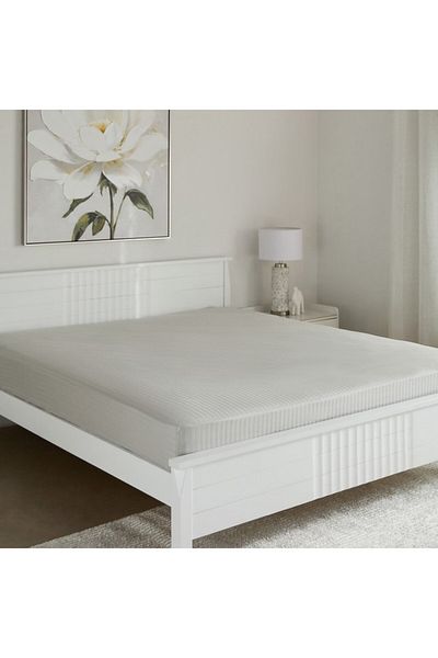 Home Box Hamilton Striped Satin Cotton King Fitted Sheet