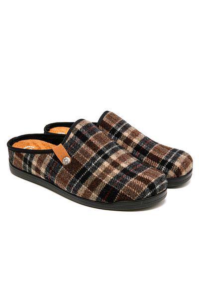 Fly Flot Ανδρικές παντόφλες/Παντόφλες (Σπίτι) 46 652 JW Fly Flot CLOTH MAN SLIPPER Καφέ