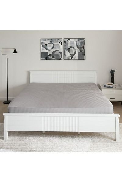 Home Box Hamilton Satin Stripe Super King Fitted Sheet 200x200+36 cm