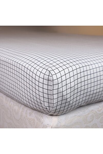 Home Box Malta Stripe Printed Cotton Twin Flat Sheet 170x260 cm