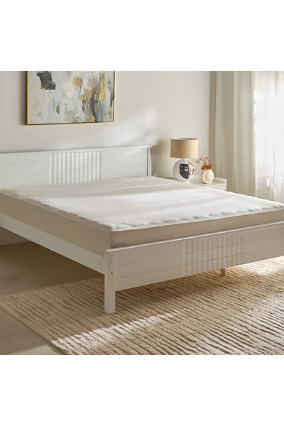 Home Box Opulent Luxe 400TC Cotton Solid Queen Fitted Sheet 150x200+40 cm