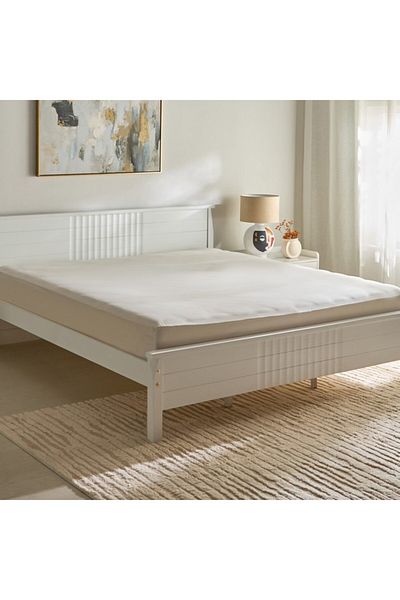 Home Box Opulent Luxe 400TC Cotton Solid Olympic Queen Fitted Sheet 160x200+40 cm