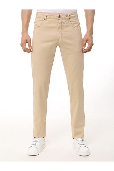 PAUL&SHARK Men's Cotton Regular Fit Regular Waist Shrinkable Leg Sand Pants 25414044 -203