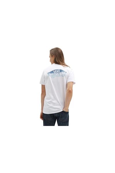 Vans Tricou alb Vans Otw Classic White/True Navy pro bărbați