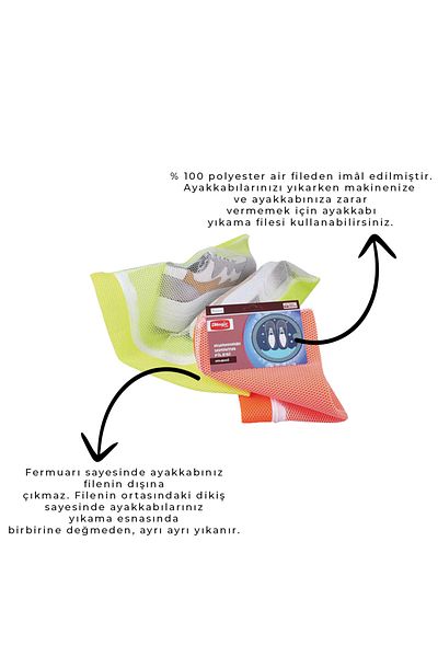 ELDİPA Zippered Shoes and Laundry Net