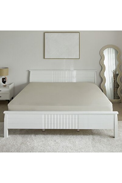 Home Box Purely Percale King Fitted Sheet 180x200+40 cm