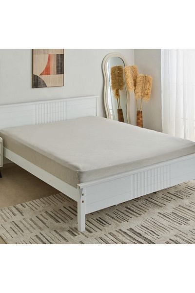 Home Box Houston Veilth Printed Cotton King Fitted Sheet 180x200+33 cm