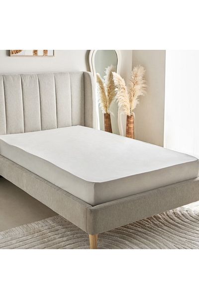Home Box Bristol Polycotton Twin Fitted Sheet 120x200+25 cm