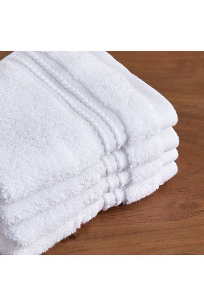 Home Box Cloud Soft Serene Zero Twist 4-Piece Face Towel Set 30x30 cm