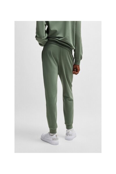 HUGO Logo baskılı pamuklu havlu eşofman altı