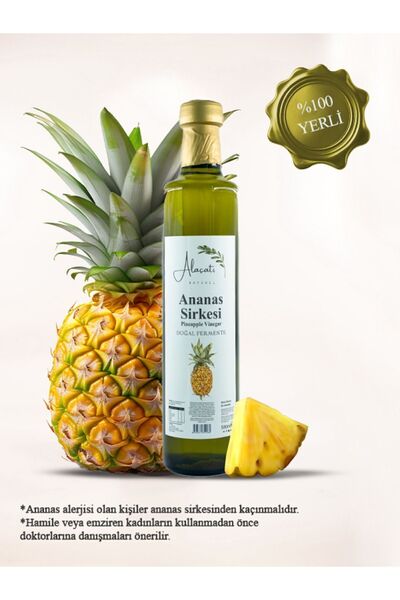 Alaçatı Natürel Ananas Sirkesi - 500ml