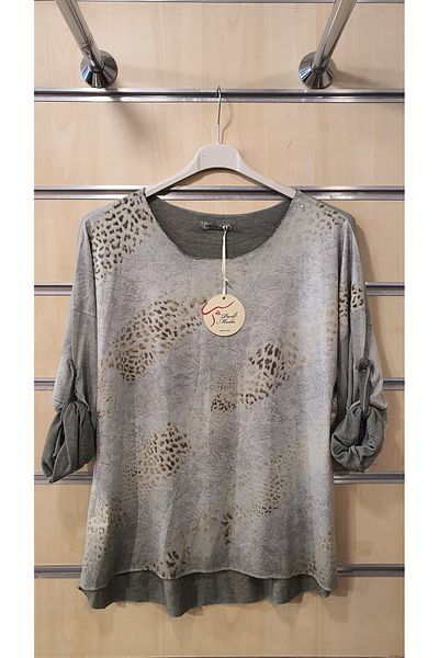 Park Moda ΜΠΛΟΥΖΑ ΜΕ ΣΧΕΔΙΟ ΛΕΟΠΑΡ