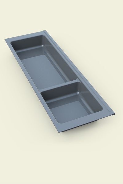 tify Suport pentru tacâmuri modular cu două compartimente pentru sertarul de bucătărie 16cmX48cm (4cm de lungime pot fi tăiați)