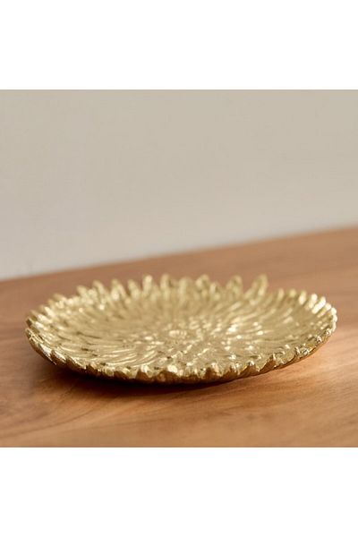 Home Box Popin Aluminum Decorative Tray 18x18x2 cm