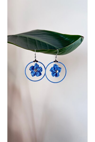 BAGS Dennis's Handmade Floral Hoop Earrings - Valentine's Day Special