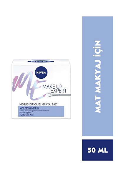 NIVEA Nıvea Make Up Expert Mat Makyaj Için Nemlendirici Jel Makyaj Bazı 50 Ml